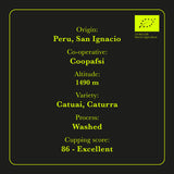 Specificaties El Santuario Specialty Coffee
