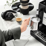 De'Longhi Rivelia koffiemachine Onyx Black - melkopschuimer