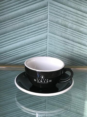 Mister Barish cappuccino kopje met schoteltje by loveramics