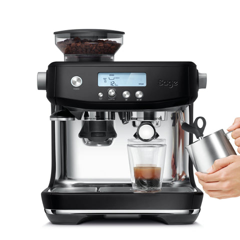 SageBarista Pro black truffle halfautomaat koffiemachine