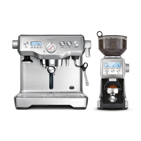 Dynamic Duo de Dual Boiler en de Smart Grinder Pro
