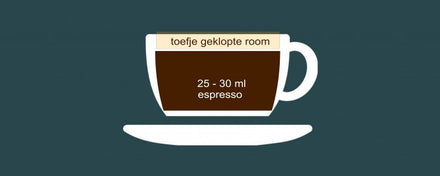 Espresso con panna: espresso met slagroom maken
