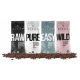 Mister Barish koffiebonen RAW, PURE, EASY en WILD