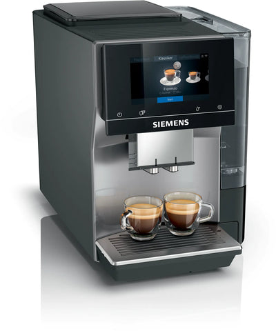 Siemens EQ.700 Classic - Midnite Argent Métallique - TP707R06 avec 49 € de café offert et 100 € de cashback