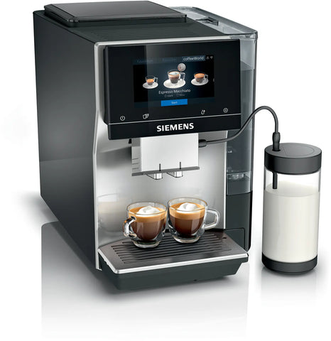 Siemens EQ.700 Classic - Midnite Argent Métallique - TP707R06 avec 49 € de café offert et 100 € de cashback