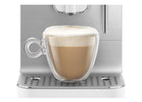 Smeg BCC12 koffiemachine - wit - koffie met melk