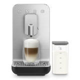 Smeg BCC13 koffiemachine - zwart - melkreservoir - latte