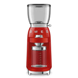 Smeg CGF11 Rouge - moulin à café avec 40 € de cashback