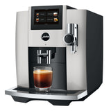JURA S8 koffiemachine Platina (EB) - zijkant