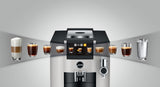 JURA S8 koffiemachine Platina (EB) - koffiespecialiteiten