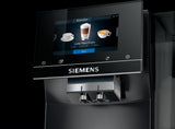 Siemens EQ.700 Classic - Piano Black - TP703R09 avec 49 € de café offert et 2+2 ans extra de garantie