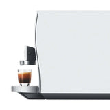 Jura Z10 Diamond White koffiemachine zijkant