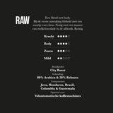 koffiebonen RAW Mister Barish smaak